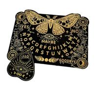 ycezw Tableau spirituel parlant, tableau spirituel en bois - Tableau d’de conseil de divination | Tableau parlant avec planchette et instructions, outils de divination, tableau à messages en bois pour