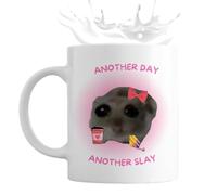 ycezw Tasse de hamster, tasse de hamster triste | Tasse à thé de nouveauté hilarante Tasse à café de hamster triste,Hamster triste, tasse à café de nouveauté hilarante, tasse de mème drôle pour la