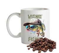 ycezw Tasse de pêche, je préfère être une tasse de pêche | Tasse en céramique pour café, thé - Tasse à thé et à café en céramique, tasse à boissons froides pour eau, soupe, whisky, bière, jus