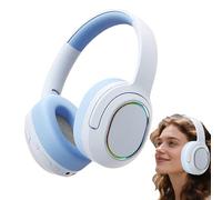 ycezw Wireless Computer Headset - Wireless Headset for PC | Lightweight Over-Ear Earbuds Ergonomic Fit Earpiece for Phone Cell Game Gym Home Beach