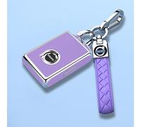 YCFZNB Couvercle pour télécommande de Voiture, Cadre en Alliage de Zinc et Surface en Cuir. pour Volvo S60.,B