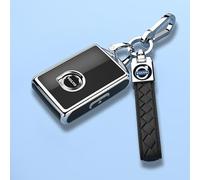 YCFZNB Couvercle pour télécommande de Voiture, Cadre en Alliage de Zinc et Surface en Cuir. pour Volvo S60.,D