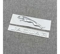 YCFZNB Emblème Automobile, Lettres ABS Logo Autocollant pour Coffre arrière de Voiture. pour Jaguar C-X16 E-Pace F-Pace F-Type.,A