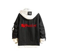 YCGL Anime Tokyo Revengers Sweats à Capuche Manjiro Sano Denim Cosplay Costume Veste à Capuchon