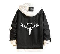 YCGL Anime Tokyo Revengers Sweats à Capuche Manjiro Sano Denim Cosplay Costume Veste à Capuchon