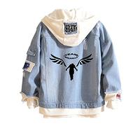 YCGL Anime Tokyo Revengers Sweats à Capuche Manjiro Sano Denim Cosplay Costume Veste à Capuchon