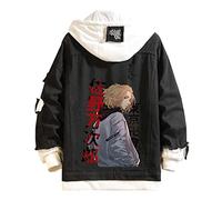 YCGL Tokyo Revengers Veste Mikey Ryuguji Ken Cosplay Costume Sweats à Capuche Anime Vêtements Casuel Veste à Capuchon