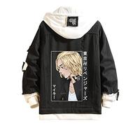 YCGL Tokyo Revengers Veste Mikey Ryuguji Ken Cosplay Costume Sweats à Capuche Anime Vêtements Casuel Veste à Capuchon