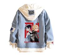 YCGL Tokyo Revengers Veste Mikey Ryuguji Ken Cosplay Costume Sweats à Capuche Anime Vêtements Casuel Veste à Capuchon