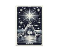 YCGYMX Impression sur toile de tarot sur toile décorative pour la maison et le bureau - 50 x 75 cm