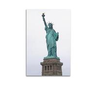 YCGYMX Poster de lieux d'intérêt, statue de la Liberté à New York, États-Unis - Impression sur toile murale moderne pour chambre à coucher - 20 x 30 cm