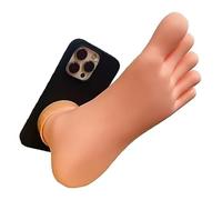 YChao Coque de Téléphone Moche pour iPhone 15, 15 Pro, 15 Pro Max, 15 Plus - Étui en Silicone Souple Drôle avec Pied 3D, Design Fou - Motif Foot