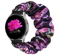 YCHDDER Bracelets de montre élastiques à scrunchie de 20 mm pour Garmin Forerunner 55/245/Garmin Vivoactive 6/5/3/Venu 2 Plus/Amazfit Active 2/Polar Ignite 3/lgnite 2 Femme Filles 20 mm Bracelet de