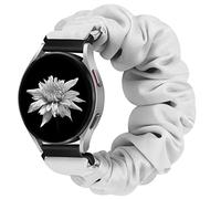 YCHDDER Bracelets de montre élastiques à scrunchie de 20 mm pour Garmin Forerunner 55/245/Garmin Vivoactive 6/5/3/Venu 2 Plus/Amazfit Active 2/Polar Ignite 3/lgnite 2 Femme Filles 20 mm Bracelet de