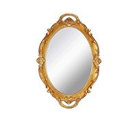 YCHMIR Petit miroir mural vintage ovale doré 37 x 25,4 cm