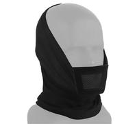 YChoolco Masque Tactique en Maille d'acier Cagoule Masque de Couvre-Chef Demi-Visage Airsoft avec Doublure de Casque de Style Ninja rembourrée et Douce. pour la Chasse(Dark Gray)