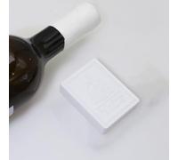 Ychostamp Blocs de cire à cacheter pour bouteille de vin, whisky, liqueur, hydromel - Parfait pour le brassage maison (cire blanche)