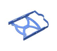 YCHUCH Adaptateur de baie de disque dur 5,25" vers 3,5/2,5" - Support de montage pour disque dur - Rails pour conversion de boîtier PC - Convertisseur en plastique