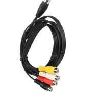 YCHUCH Câble de processeur de son 5 broches vers 4RCA - Contrat élevé contre le plan d'intervention - Lien permanent de substance en PVC