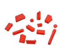 YCHUCH Cache-ports en silicone multi-interfaces pour ordinateur, USB de type C, HDTV RJ45, étanche à la poussière, accessoire informatique, prise anti-poussière en silicone pour USB de type C