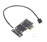YCHUCH Carte convertisseur PCIe miniature avec compatibilité améliorée pour l'optimisation du matériel PC et les projets Mini vers adaptateur