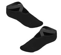 YCHUCH Chaussettes de yoga confortables offrant une respirabilité à lanières multi-usages avec texture en tissu pour l'entraînement Chaussettes de fitness polyvalentes avec rembourrage