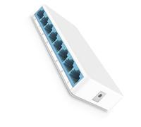 YCHUCH Commutateurs Ethernet 8 ports pour bureau - Économie d'énergie - Sans ventilateur - Pour une installation facile - Répartiteur Ethernet