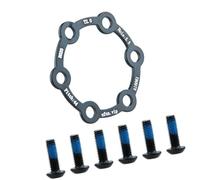 YCHUCH Disque de frein pour scooter électrique en alliage d'aluminium à 6 trous avec 6 vis de frein à disque Rotor