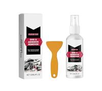 YCHUCH Dissolvant adhésif de voiture multifonction avec grattoir pour enlever les résidus de ruban adhésif 120 ml