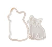 YCHUCH Ensemble de moules à biscuits en forme de chats japonais - Moules à biscuits portables - Tampon de cuisson pour la fabrication de biscuits, pâtisseries, projets de pâtisserie créatifs