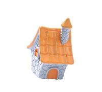 YCHUCH Figurine créative de maison décors champignon Figurines de collection amusantes en résine Artisanat Ornements Figurine de collection Statues de jardin en résine