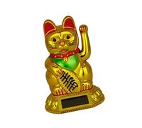 YCHUCH Figurine solaire avec mouvement automatique de la main pour télétravail, richesse, richesse, plan vert, respectueux de l'environnement