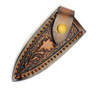 YCHUCH Gaine de coupe d'outils de poche faite à la main étuis en cuir petit support droit fourreau de transport extérieur petite pochette droite étuis