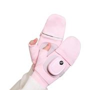 YCHUCH Gants chauffants électriques alimentés par USB - Plan flexible pour un mouvement précis des doigts - Idéal pour la conduite par temps froid - Maniques à chaleur rapide jour soir