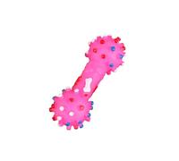 YCHUCH Haltère sonore pour chien avec design réaliste - Jouet interactif en caoutchouc résistant à la mastication pour animaux de compagnie Jouet à mâcher en caoutchouc naturel