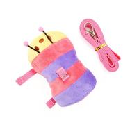 YCHUCH Harnais et laisse pour petit animal de compagnie avec clochettes de sécurité pour promener les lapins, furets, hamsters avec clochettes de sécurité