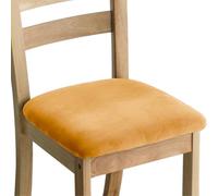 YCHUCH Housses de siège permanentes en tissu de loup argenté qui s'adaptent à la plupart des chaises lavables en machine. Chaise de salle à manger résistante aux pliages