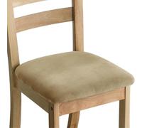 YCHUCH Housses de siège permanentes en tissu de loup argenté qui s'adaptent à la plupart des chaises lavables en machine. Chaise de salle à manger résistante aux pliages