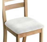 YCHUCH Housses de siège permanentes en tissu de loup argenté qui s'adaptent à la plupart des chaises lavables en machine. Chaise de salle à manger résistante aux pliages