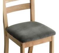 YCHUCH Housses de siège permanentes en tissu de loup argenté qui s'adaptent à la plupart des chaises lavables en machine. Chaise de salle à manger résistante aux pliages