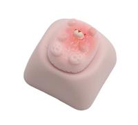 YCHUCH Jolies touches en résine motif ours de dessin animé 3D Art Mécanique Accessoires de clavier décoratif Couleur optionnelle Taper Confortable Touches en résine