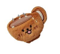 YCHUCH Jouet couineur en peluche pour chien facile à transporter pour l'extérieur et l'aventure en plein air Cookie en peluche pour divertissement en intérieur