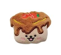 YCHUCH Jouet couineur en peluche pour chien facile à transporter pour l'extérieur et l'aventure en plein air Cookie en peluche pour divertissement en intérieur