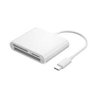 YCHUCH Lecteur de carte USB C TF à 3 emplacements pour lecture simultanée de la mémoire de téléphone portable