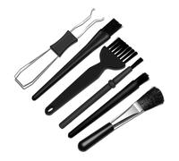 YCHUCH Lot de 6 outils d'entretien du clavier : brosse antistatique avec poignée en polypropylène et extracteur de circuit imprimé pour appareils électroniques