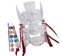 YCHUCH Nuo Operas Masque intégral à peindre avec pinceau à pigments