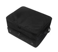 YCHUCH Organiseur de coffre de golf à 2 couches, casier avec compartiment ventilé séparé pour 2 paires de chaussures, sac de rangement pour club de golf