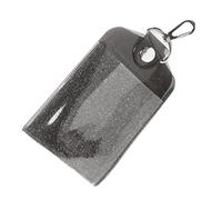 YCHUCH Porte-badge portable pour carte de crédit, portefeuille, porte-clés pour femme, homme, porte-cartes de crédit pour femme, Noir , Beauté de masse