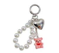 YCHUCH Porte-clés élégant et multifonction en forme d'ours - Cadeau idéal pour femme et fille, rose, taille unique