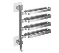 YCHUCH Porte-serviettes tendance sans perçage, robuste et résistant à l'eau, accessoire de maison avec tous les designs de salle de bain, accessoire de salle de bain